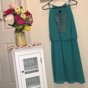 Enfocus Studio green/teal dress size 14